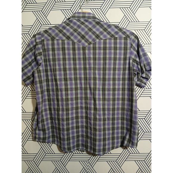 Wrangler Western Fashion Pearl Snap Shirt Size 2XL - Picture 3 of 3